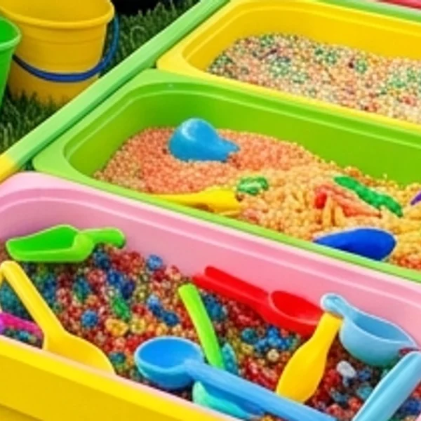 Montessori Sensory Trays and Materials
